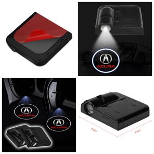 아큐라 인테그라 TLX ILX RL NSX ZDX MDX RDX TSX RSX RLX 용 자동차 도어 웰컴 커티어스 프로젝터 램프 LED HD 로고 라이트 액세서리