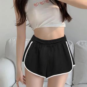 여성용 요가 반바지 빈티지 돌고래 반바지 통기성 편안함 제약 없음 라운지 운동 자전거 반바지 여름
