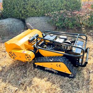 맞춤형 무선 원격 제어 제로 회전 잔디 깎는 기계, 24V 초강력 800mm 잔디 깎는 기계, 다양한 지형에 적합