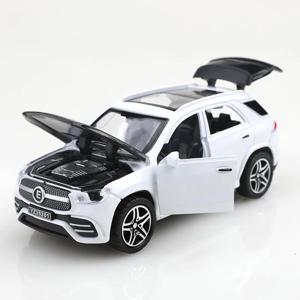 (포장됨) 1/36 GLE SUV 합금 풀백 장난감 자동차, 다이캐스트 금속, 남자아이 장난감, 네 개의 문이 열릴 수 있음, 강력한 풀백 기능.