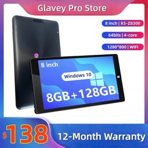 8GB RAM 128GB ROM 8인치 윈도우 10 태블릿 PC 64비트 인텔 X5-Z8300 쿼드 코어 CPU 1280*800 IPS WIFI 블루투스-4.0 HDMI 포트