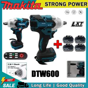 Makita DTW600 무선 임팩트 렌치 고 토크 브러시리스 전기 렌치 충전식 자동 수리 18V 전동 공구