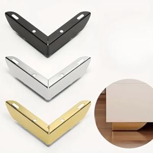4개 골드 미니멀리스트 디자인 가구 발 금속 가구 다리 길이 조절 가능 캐비닛 소파 티 테이블 교체 부품