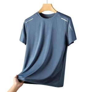 2026 남성용 런닝 퀵 드라이 티셔츠 통기성 하이킹 낚시 티셔츠 부드러운 신축성 야외 스포츠 반팔 셔츠 여름