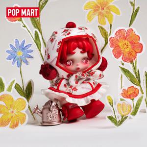 【EU EXCLD】POP MART SKULLPANDA 꽃 속의 플러시 인형 펜던트 POPMART 귀여운 장난감