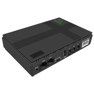 DC UPS POE 무정전 전원 공급 장치, 자동 배터리 전환 기능, 10400mAh 18W 미니 UPS (라우터 및 와이파이용)