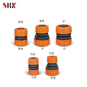 정원 호스 커넥터 1/2 3/4 1 인치 파이프 커플러 중지 워터 커넥터 32/20/16mm 수리 공동 관개 시스템