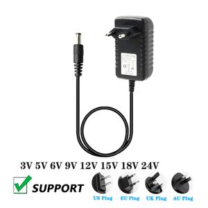 DC 선형 전원 어댑터 레귤레이터 220V 입력, DC 3V 5V 6V 9V 12V 15V 18V 24V 출력, 100mA 200mA 300mA 500mA 600mA 700mA 800mA 1A, DC 5.5*2.1