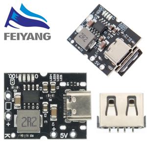 Type-C USB 5V 2A 부스트 컨버터 스텝 업 전원 모듈 리튬 배터리 충전 보호 보드 DIY 충전기 용 LED 디스플레이 USB