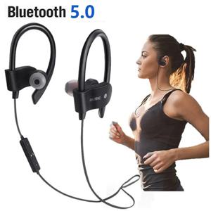 무선 헤드폰 Earloop 이어훅 이어버드 무선 블루투스 헤드셋 마이크가 포함된 핸즈프리 넥밴드 블루투스 이어폰