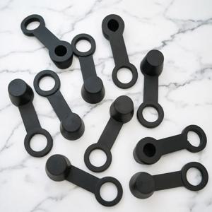 10pcs 오토바이 전자 자전거 자동차 브레이크 캘리퍼스 블리더 밸브 용 고품질 고무 블리더 스크류 캡 방진 커버