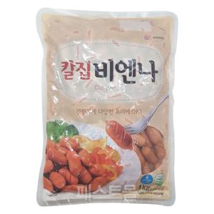 청정원 칼집비엔나 1kg