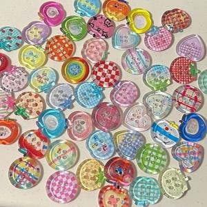 10/20pcs 도파민 버튼 혼합 색상 투명 장식 스크랩북 DIY 공예 아기 의류 Accessorie 구슬 쥬얼리 2025