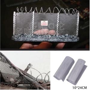 10X24CM 미니어처 금속 메쉬 DIY 모델 제작 키트 HO 철도 기차 가시철조망 펜스 탱크 모델 필터 메쉬 디오라마용 1개