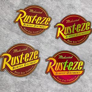1PCS 창의적인 RUSTEZE 자동차 스티커 오토바이 연료 탱크 비닐 PVC 방수 윈드실드 자동차 창문 자동차 스타일링 데칼