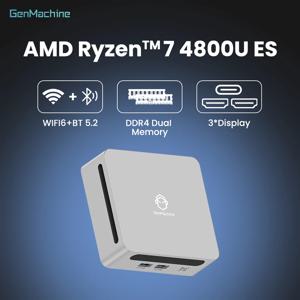 윈도우즈 11 라이젠 DDR4 3200Mhz WiFi6 게이밍 PC DIY 게이밍 젠머신 미니 PC AMD 레노4000 4800H ES 4800U ES DIY 게이밍 컴퓨터