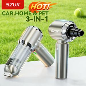 SZUK C012Max 18000PA 무선 자동차 진공 청소기 미니 진공 청소기 강력한 흡입력 휴대용 핸드헬드 자동차 진공 청소기 985000Pa 강력한 차량용 청소기 초강력 휴대용 휴대용 청소기, 핸디청소기 가정용 진공청소기원클릭 먼지 제거 및 다기능 브러시 탑재