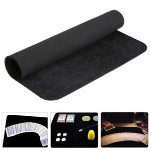 초보자용 블랙 매직 카드 매트, 마술 트릭 포커 동전 매트, 쉬운 거리 마술 소품, 카드 패드