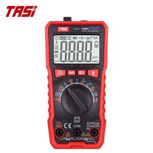 해상 운송용, 맞춤형 TASI TA801C 디지털 멀티미터 9999 카운트 자동 범위 조정 AC/DC 전압 테스터 (600V/600A) 백라이트 LCD