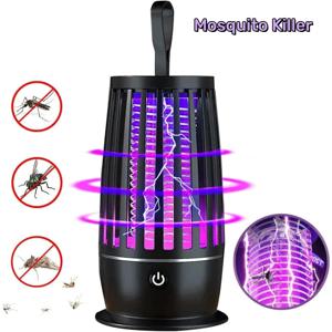 모기 킬러 램프 곤충 퇴치제 무방사선 무소음 전기 곤충 트랩 USB 충전 야외 모기 킬러 퇴치제