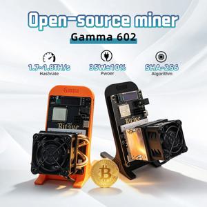 Gamma 602 비트코인 ​​솔로 채굴기 1.7~1.8TH/s 오픈 소스 로터리 채굴기는 Antminer BM1370 칩 1개가 포함되어 있습니다.