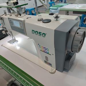 고속 단일 바늘 스텝 모터 타입 자동 산업용 롱암 록스티치 재봉틀