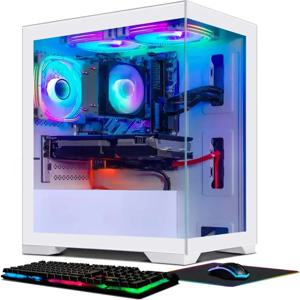 홈 게이밍 PC 컴퓨터 데스크탑, 라이젠 3 3200G 3.6G, 지포스 RTX 2060 6G, 16G DDR4, 512G SSD, 600M Wi-Fi 캠핑용