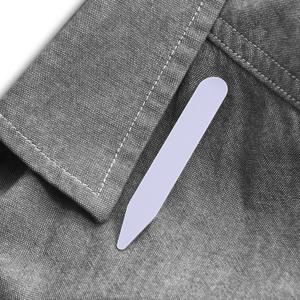 200개 플라스틱 스테이즈 화이트 3가지 사이즈 튼튼하고 깔끔한 디자인 남성용 액세서리 날카롭고 깔끔한 외관 나일론 플라스틱 칼라 스테이 본 스티펜저
