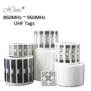 10PCS 장거리 RFID UHF 태그 스티커 웨트 인레이 860-960mhz Alien U7 EPC Global Gen2 ISO18000-6C