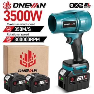 원반 브러시리스 3500W 전기 터보 블로워 제트 팬 350M/S 강력 자동차 건조기 눈 먼지 제거 도구 (마키타 18V 배터리 호환)