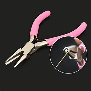 미니 5인치 원형 오목 플라이어 와이어 루핑 플라이어 정밀 보석 플라이어 DIY 보석 제작용 와이어 루핑 플라이어
