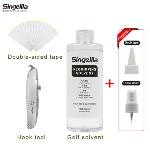 새로운 골프 클럽 그립 키트 테이프 스트립 골프 그립 제거 도구 그립 솔벤트 훅 블레이드 골프 리그립핑 수리 세트 교체 키트