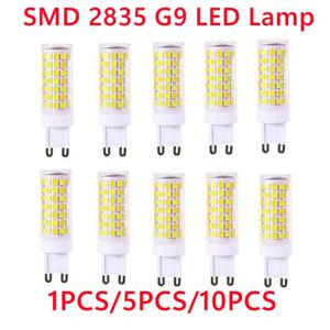 가장 밝은 LED 램프, 세라믹 SMD2835 LED 전구, 따뜻한 흰색, 차가운 흰색 스포트라이트, 할로겐 조명 교체, AC 220V, G9, 3W, 5W, 7W, 1 개, 5 개, 10 개