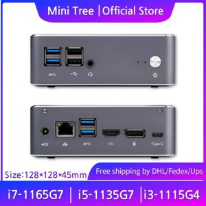 11세대 NUC 미니 PC 코어 i7-1185G7 i5-1145G7 윈도우10 비즈니스 오피스 홈 데스크탑 미니 컴퓨터 썬더볼트 4 HD DP 타입-C