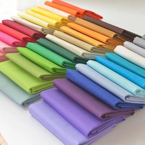 140x100cm 워싱 코튼 포플린 원단, 단색 퀼팅 소재 (침구 세트 및 아동복 드레스 DIY 바느질 안감용)