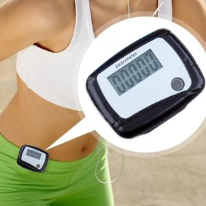 건강한 스포츠 보수계 1pc 무작위 컬러 LCD 보수계 단계 칼로리 카운터 도보 거리 스포츠 보수계