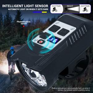 9 LED 자전거 헤드라이트 USB 충전식 자전거 램프 초고휘도 핸들바 라이트 야외 방수 사이클링 전조등