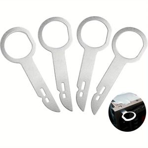 폭스바겐 아우디 메르세데스 벤츠 BMW 자동차 부품용 라디오 스테레오 제거 키 릴리스 핀 헤드 유닛 오디오 설치 도구 4개
