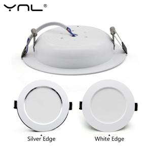 LED 다운라이트 7W 9W 12W 15W 18W AC 220V 240V 매입형 원형 LED 천장 램프 스포트라이트 패널 조명 실내 조명 스팟 라이트
