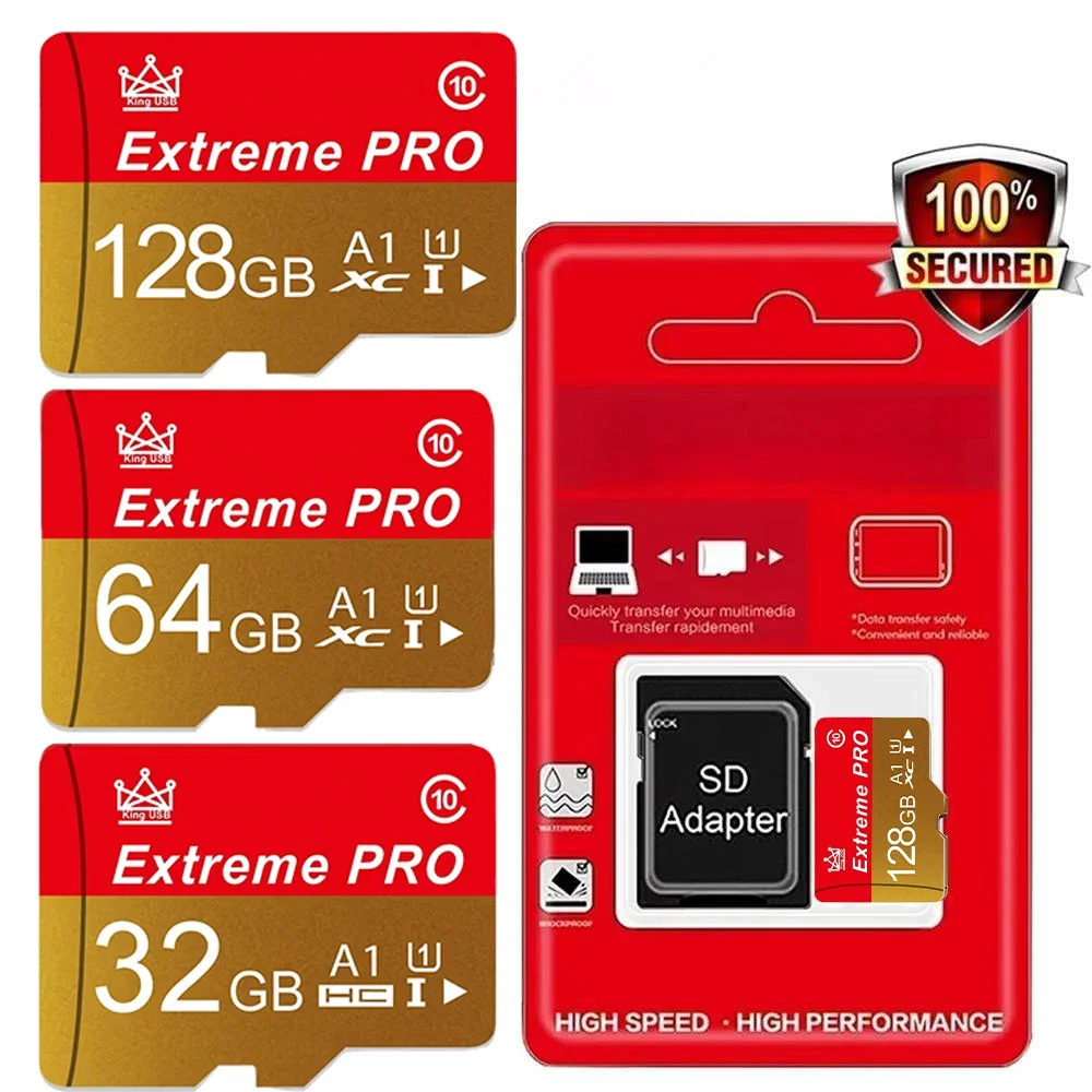 메모리 카드 16GB 32GB 미니 SD 카드 64GB 128GB 256GB 미니SD 맥스 울트라 C10 TF 카드 휴대폰 모니터링용 메모리 카드