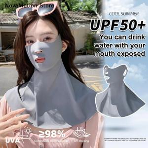[NM]야외 스포츠 러닝 페이스 가드 마스크 귀걸이형 오픈 입 코 통기성 자외선 차단 마스크 자외선 차단 라이딩 페이스 마스크