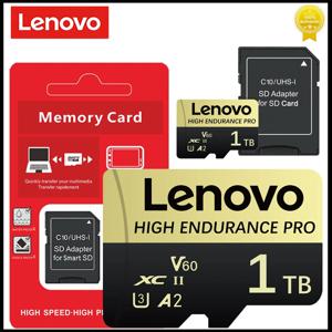 레노버 하이 엔듀런스 마이크로 SD 카드 1TB 512GB 고속 읽기 및 쓰기 비디오 감시 U3 V60 4K 드론 카메라용