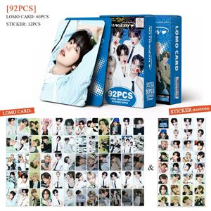 TWS 새 앨범 NO TRAGEDY 로모 카드 60장 + 미니 스티커 32장 한국 아이돌 HD 포토 카드 팬 컬렉션 DIY 데코 선물