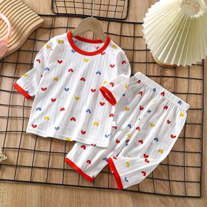 아기 잠옷 세트 면화 어린이 잠옷 유아 긴 소매 아기 Nightwear 잠옷 어린이 만화 Homewear 의류