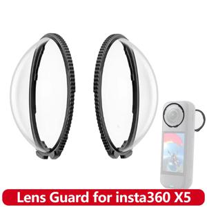 X5 렌즈 가드 insta360 X5 카메라 용 투명 PC 프리미엄 보호 캡 높은 광 투과율 긁힘 방지 커버