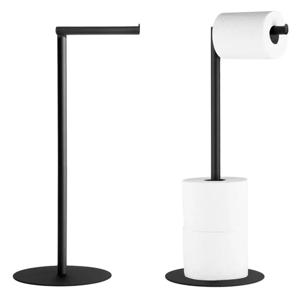 유니버설 스테인리스 스틸 화장지 스탠드 프리 스탠딩 화장지 홀더 모던 디자인 롤 페이퍼 보관 랙 티슈 랙