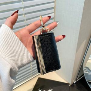 재사용 가능한 미니 키체인 토트백 대용량 친환경 접이식 쇼핑백 키링 경량 확장형 재사용 가방