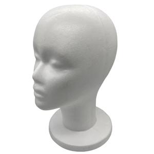 고급 마네킹 헤드 폴리스티렌 폼 모자 안경 디스플레이 모자 가발 디스플레이 스탠드 랙 마네킹 모델