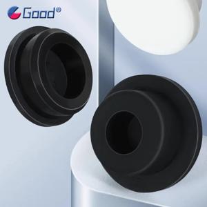 6.8mm~68.6mm 실리콘 플러그 고무 씰 홀 플러그 블랙 T형 ﻿ 원형 탄성 방진 플러그
