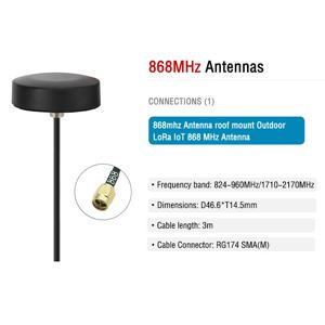 루프 마운트형 야외 LoRa 안테나 868MHz 안테나 868MHz
